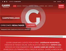Tablet Screenshot of garpefreelance.com